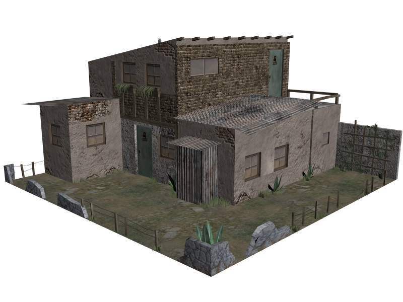 09_LowPoly_House_Front